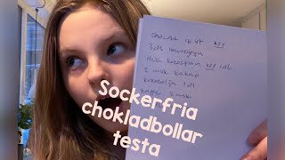 Bakar sockerfria chokladbollar med migâ¤ï¸â¤ï¸â¤ï¸ [upl. by Anya]