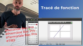 Comment représenter une fonction affine TI83 [upl. by Palmira273]
