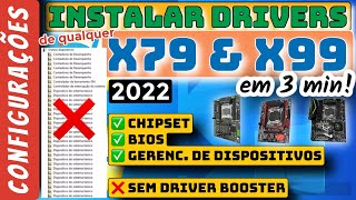 ATUALIZAR TODOS OS DRIVERS da Placa Mãe X79 e X99  Chipset  SEM DRIVER BOOSTER 2024  3 minutos [upl. by Nais]