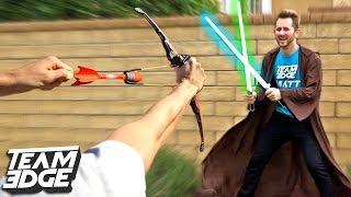 LIGHTSABER DEFLECT CHALLENGE [upl. by Eceela]