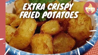 Ultimate Crispy Fried Potatoes A Crunchy Culinary Journey 🥔🍃  Pabs Kitchen [upl. by Ilan]