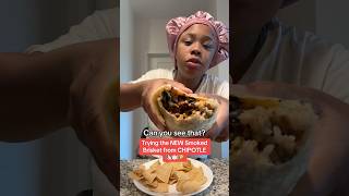 New at chipotle 🌯 chipotle mukbang foodreview asmr foodshorts [upl. by Japheth]