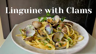 Linguine with Clams  Linguine Alle Vongole You will Love Christine Cushing [upl. by Aimas]