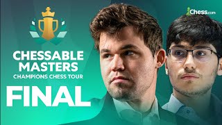 GRAN FINAL Magnus Carlsen vs Alireza Firouzja  Chessable Masters [upl. by Leontyne79]