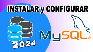 Como Instalar MySQL Server y MySQL Workbench 2024✅ [upl. by Blatman]