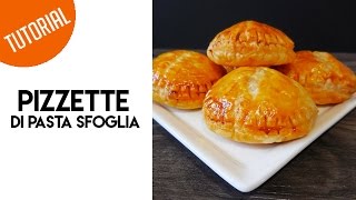 Pizzette di pasta sfoglia [upl. by Ilellan]