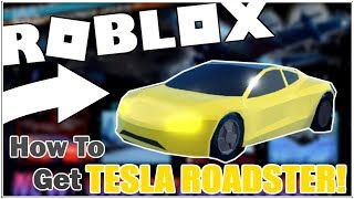 How to get the NEW TESLA ROADSTER  LOCATION in JAILBREAK ROBLOX [upl. by Kutchins]