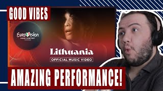 Monika Liu reaction  Sentimentai  Lithuania 🇱🇹  Eurovision 2022  good Job TEACHER PAUL REACTS [upl. by Aicirtak]