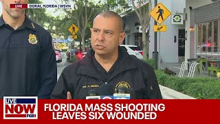 Florida mass shooting 6 bystanders shot 2 dead after Doral martini bar gunfight  LiveNOW from FOX [upl. by Bolton]