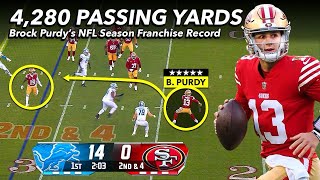 ONLY Brock Purdy Does This  QB Film Review w Baldy Breakdown  Cut To The Chase [upl. by Adnomar]