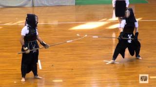 2014 All Japan Naginata  Womens Final [upl. by Avrenim]