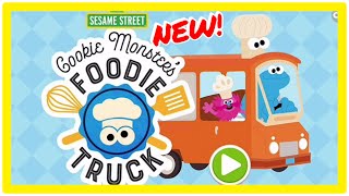 Sesame Street COOKIE MONSTER FOODIE TRUCK Fun Game [upl. by Leis]