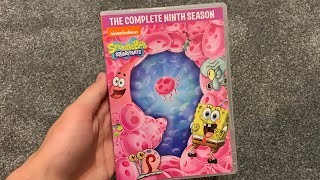 SpongeBob SquarePants The Complete 9th Season DVD Unboxing [upl. by Merrilee]