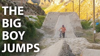 THE BIG SET  Huge Freeride Mtb Jumps at the Kamloops Bike Ranch  Jordan Boostmaster [upl. by Tuppeny]