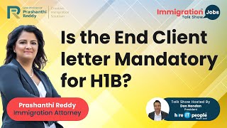 Is the End Client letter Mandatory for H1B [upl. by Mcfadden558]