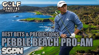 2024 ATampT Pebble Beach ProAm Best Bets w ModelManiac [upl. by Christensen]