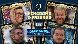 commanderathome amp ​​⁠KingdomsTV  Breya v UrDragon v Alela v Muldrotha  Commander Game [upl. by Tiena]