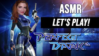 ASMR  SoftSpoken Retro Gaming  Perfect Dark [upl. by Atnicaj]