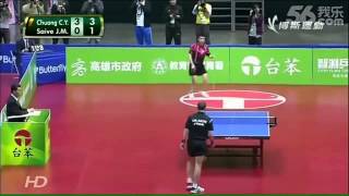 El partido de ping pong mas entretenido [upl. by Nosreve]