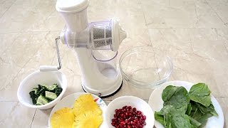 Does It Work Fruit and Vegetable Hand Juicer [upl. by Boris]