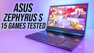 ASUS Zephyrus S Gaming Benchmarks  15 Games Tested [upl. by Eiramyelhsa832]