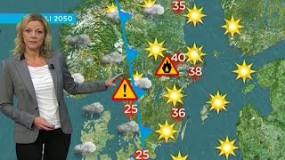 Så här blir vädret  år 2050  Nyheterna TV4 [upl. by Ardnik613]