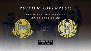 Poikien Superpesis Oulun Lippo Juniorit vs Alajärven Ankkurit 2  1k 4  8 6  2 2  1 [upl. by Gninnahc395]