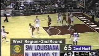 12 New Mexico State vs 13 Louisiana  1992 NCAA Tournament 2nd Round  Part 5 [upl. by Woermer]