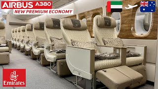 EMIRATES PREMIUM ECONOMY Ultra Long Haul on the BRAND NEW A380 from Dubai to Sydney [upl. by Hna]