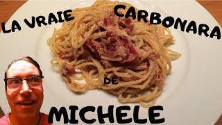 LA VRAIE RECETTE DE LA CARBONARA [upl. by Frida]