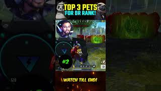 🔥NEW SECRET MOST POWERFUL PETS FOR BR GRANDMASTER PUSH🔥l shorts freefire  PRI GAMING [upl. by Nidroj293]