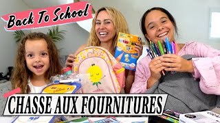 CHASSE AUX FOURNITURES SCOLAIRES  BACK TO SCHOOL de Jen et Jessy 📝 [upl. by Berkeley]