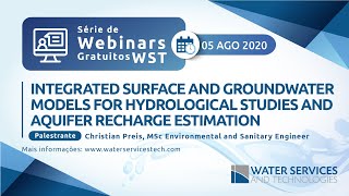 Integrated surface and groundwater models for hydrological studies and aquifer recharge estimation [upl. by Sabas]