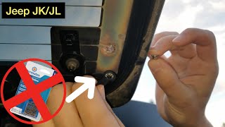 Defroster cable tab repair for Jeep Wrangler OEM Solder Method JkJL [upl. by Levania]