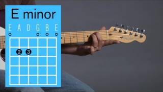 How to Play an E Minor Open Chord  Guitar Lessons [upl. by Hovey]