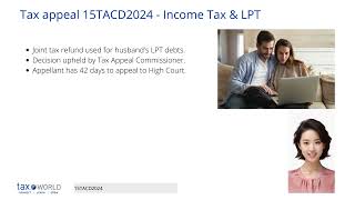 Tax appeal 15TACD2024 [upl. by Ihab]