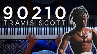 90210  TRAVIS SCOTT EPIC Piano Cover  Sheet Music [upl. by Narrat]