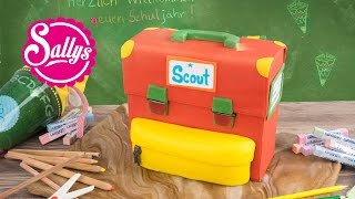 Einschulungstorte  Schulranzen Motivtorte amp Gewinnspiel  Sallys Welt [upl. by Anir]