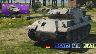 Platoon Ersatz M10 gameplay  war thunder mobile [upl. by Ahtaga]