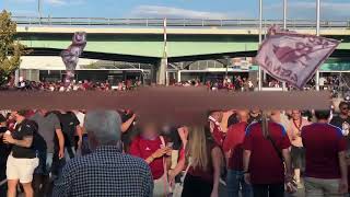 Corteo Servette Genève fans Servette vs Rangers UEFA Champions League 2023 Matthias Hafen [upl. by Eniamret]