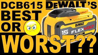 DeWalt DCB615 new giant battery  does it fit And how good or bad is it [upl. by Russel200]