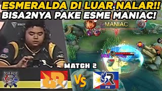 ESMERALDA R7 MANIAC R7 TERLALU OP SATU TEAM RSG DIACAK2 GA BISA PERANG  RRQ VS RSG MATCH 2 [upl. by Annazor388]