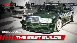 SEMA 2023 Insane Show Cars  TOP PICKS  CAS VLOG  Car Audio amp Security [upl. by Alset352]