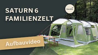 Skandika Saturn 6 Familienzelt  Aufbau Video  Schritt für Schritt Anleitung [upl. by Silda]