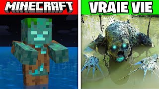 TOUT LES MOBS de MINECRAFT deviennent RÉALISTE [upl. by Sofer]