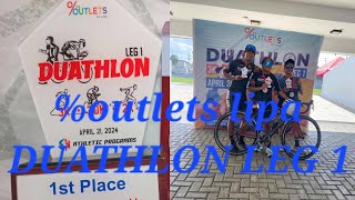 outlets lipa duathlon Leg 1 2024 [upl. by Drofnelg]