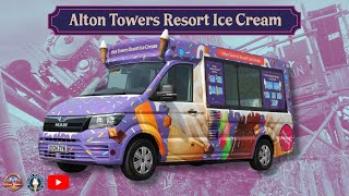 Alton Towers Ice Cream Van  New for 2024 [upl. by Adnovay762]