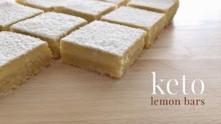 Keto Lemon Bars [upl. by Yorker]