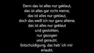 Die Prinzen  Alles nur geklaut  lyrics [upl. by Stalder329]