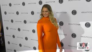 Iskra Lawrence arrives to Beautycon in Los Angeles [upl. by Yeldnarb89]